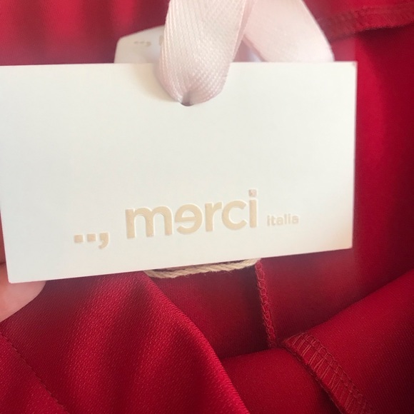 Ankle length red pants - Picture 2 of 5